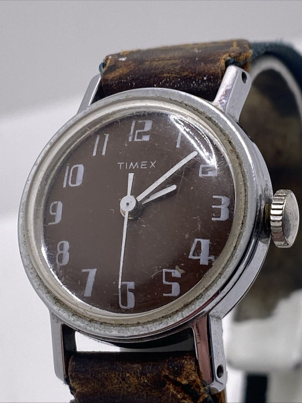 Vintage Timex Mechanical Wind Watch Running